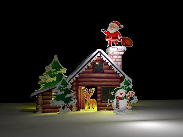 cbb christmas 2020 3d Christmas Santa Claus Turbosquid 1613224 cbb christmas 2020