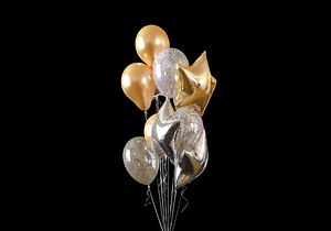3D model helium balloons