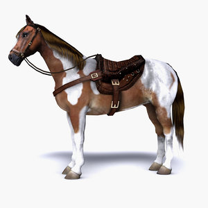 horse saddle 3D model
