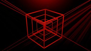 Laser show cube