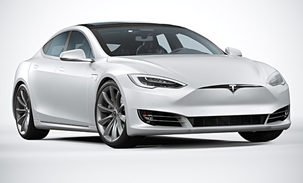2017 Tesla Model S 3d Modell Turbosquid 1246543