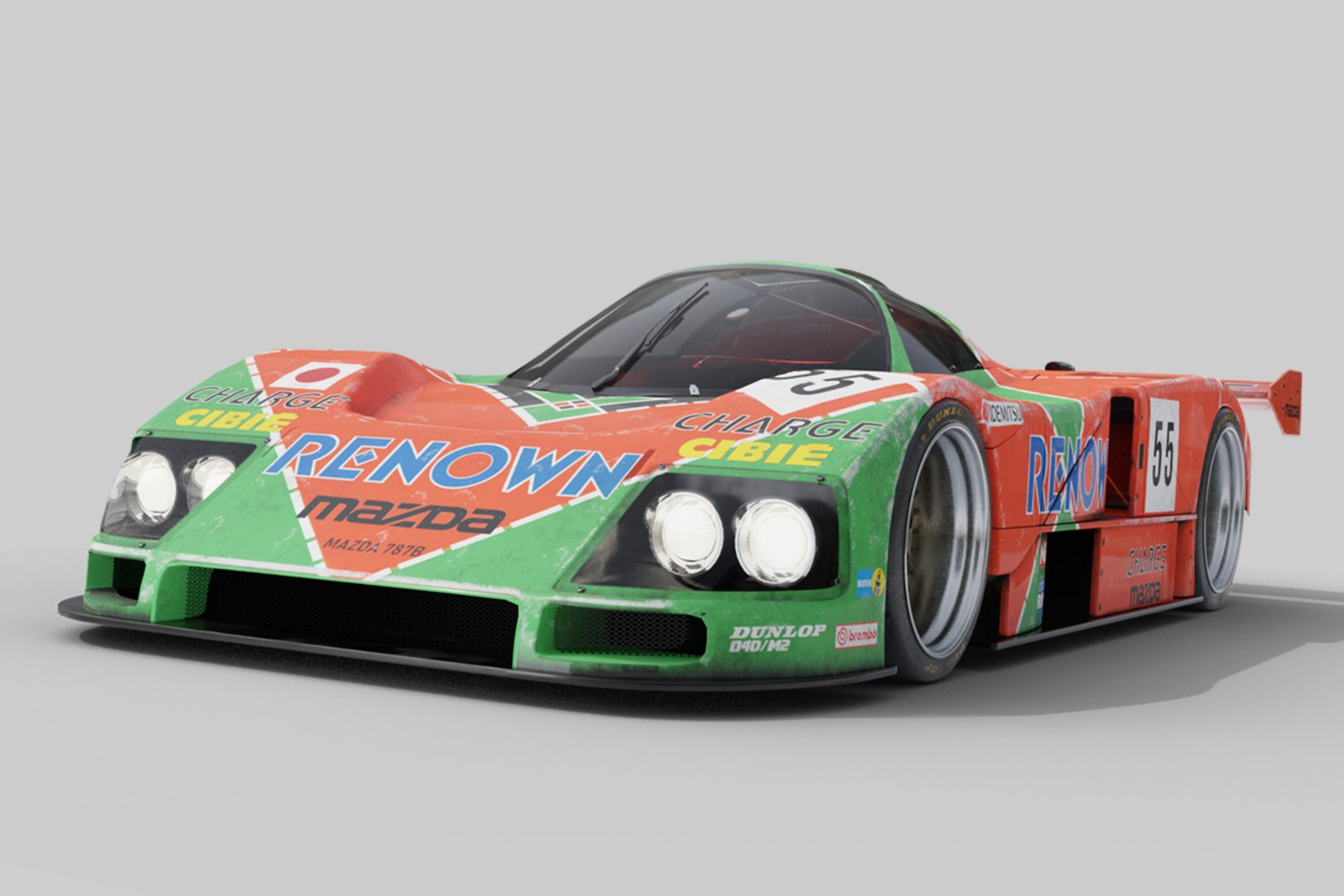 Mazda 787b 3d model