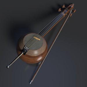 3D musical instrument kemancha