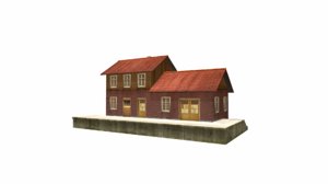 old house model