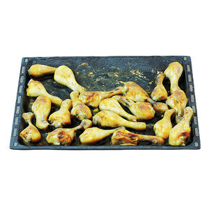 3D iron pan baked chicken