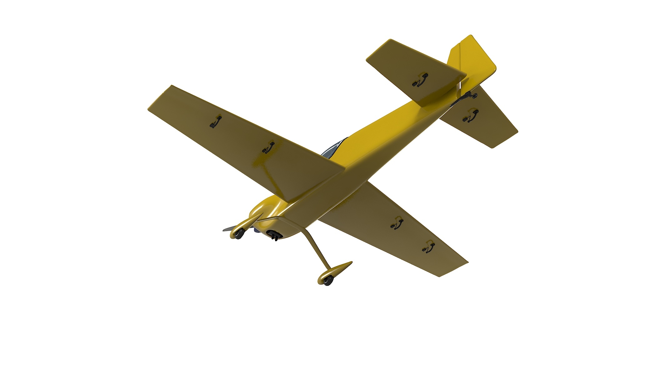 yellow plane toy