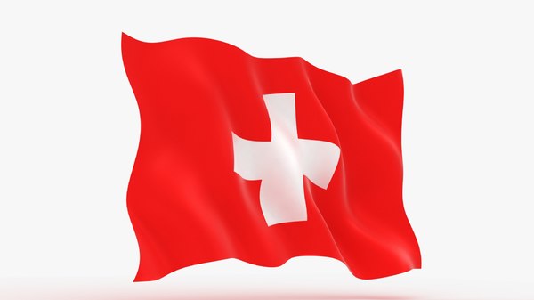 Schweiz Flagge 3d Modell Turbosquid 1614641
