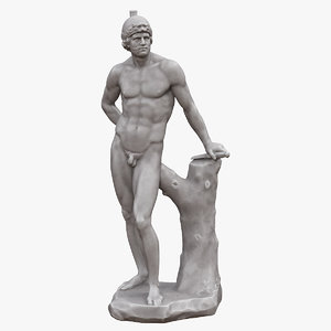 mars statue 3D model