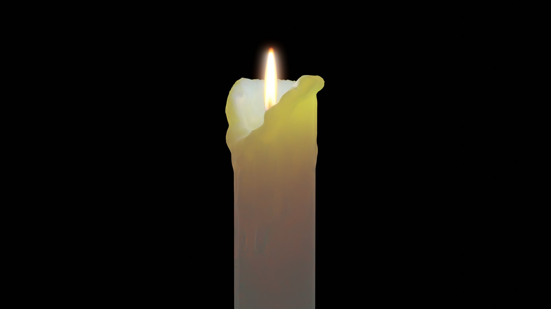Candle realistic 3D model TurboSquid 1615074