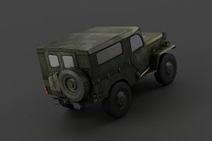 camouflaged suvs kuomintang military vehicles 3D model