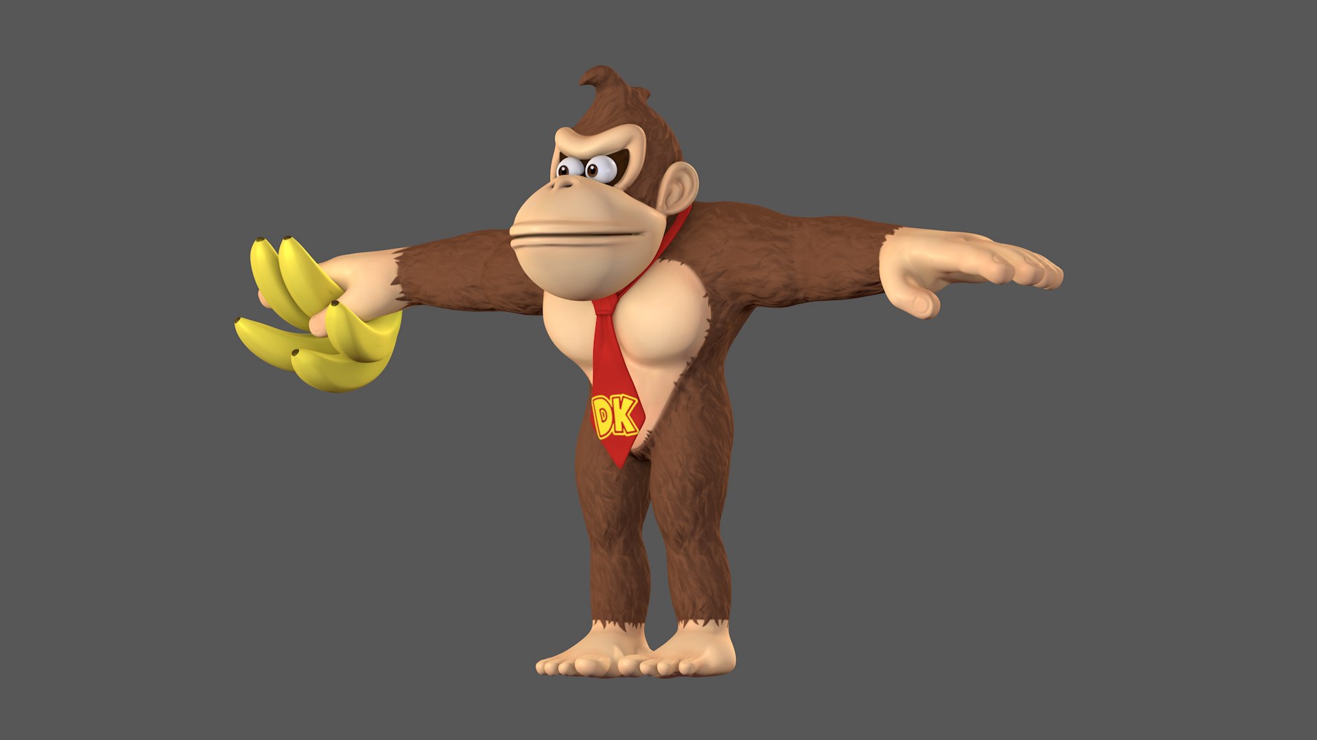3D kong character TurboSquid 1614942