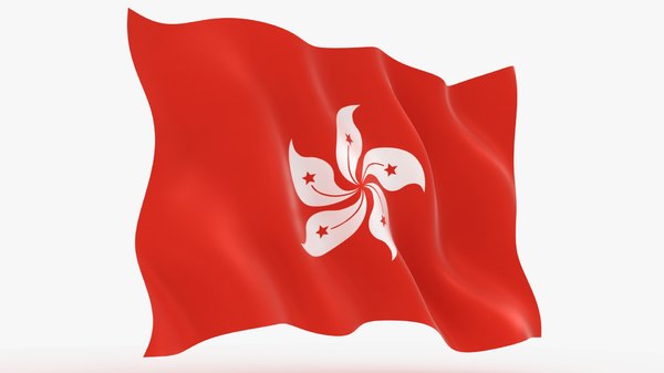 Hongkong Flagge 3d Modell Turbosquid 1614926