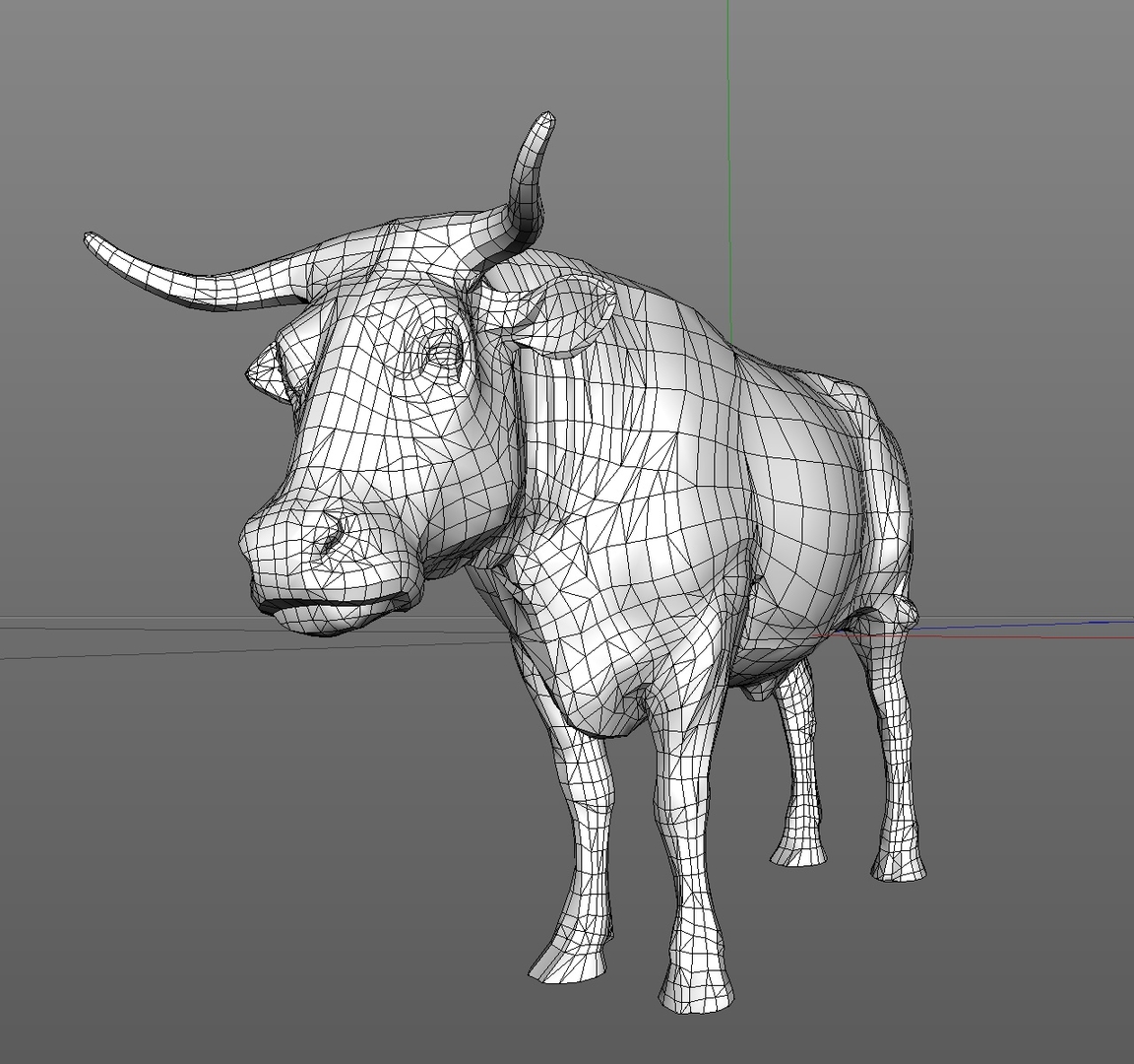 3D ox cow model TurboSquid 1615117