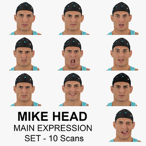 3D model mike raw scans main