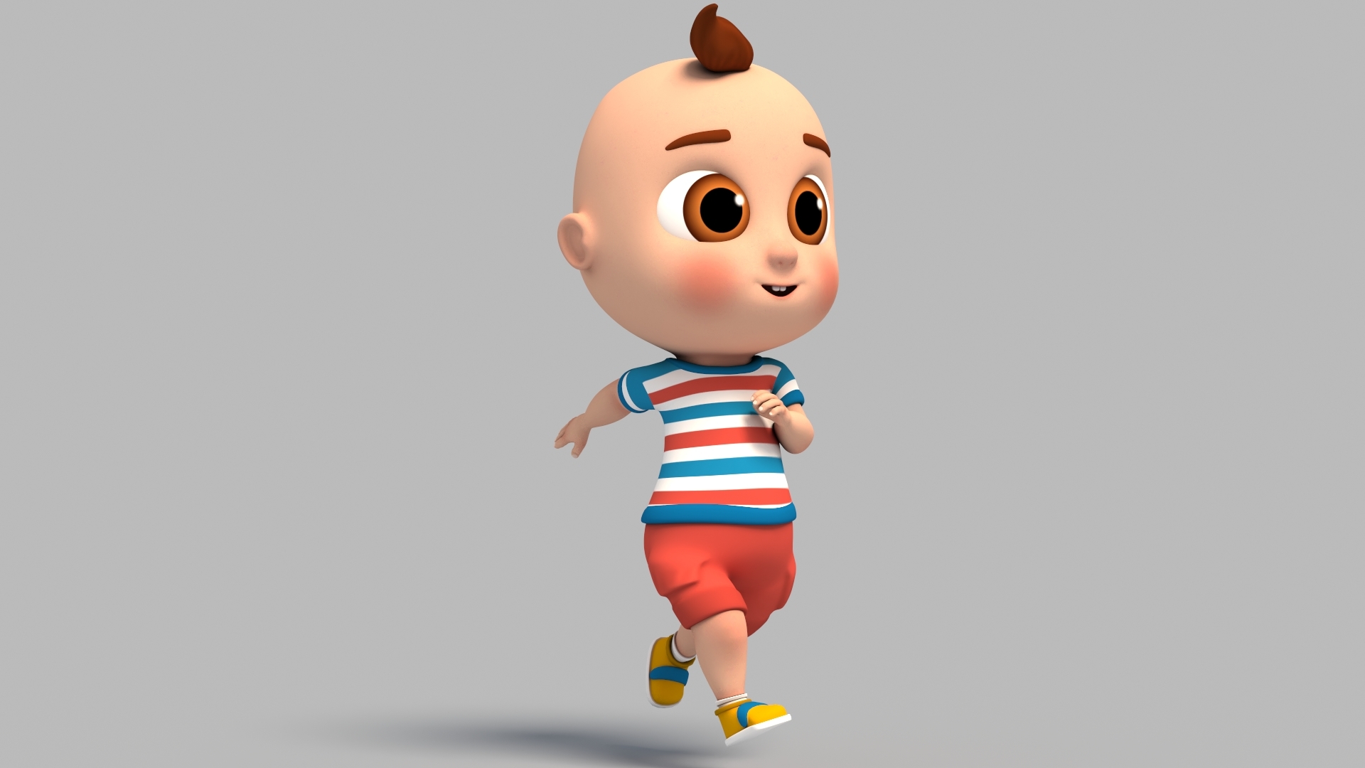 3D baby rig animation character model - TurboSquid 1615398