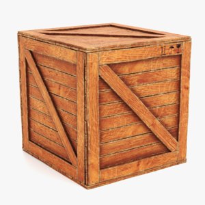 wooden crate contains 1 model