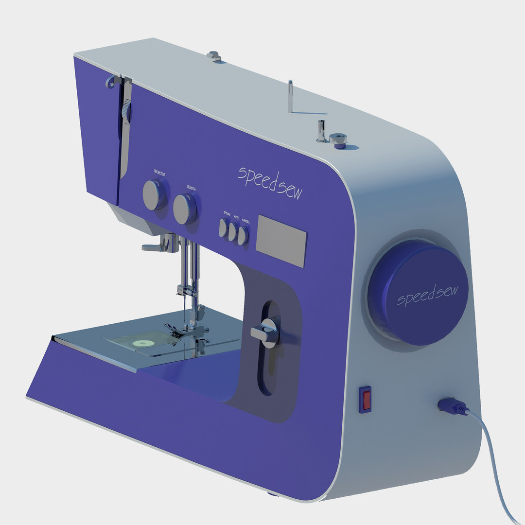 3D new sewing machine - - TurboSquid 1615780