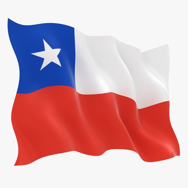 modelo 3d Bandera de Chile animada TurboSquid 1615839
