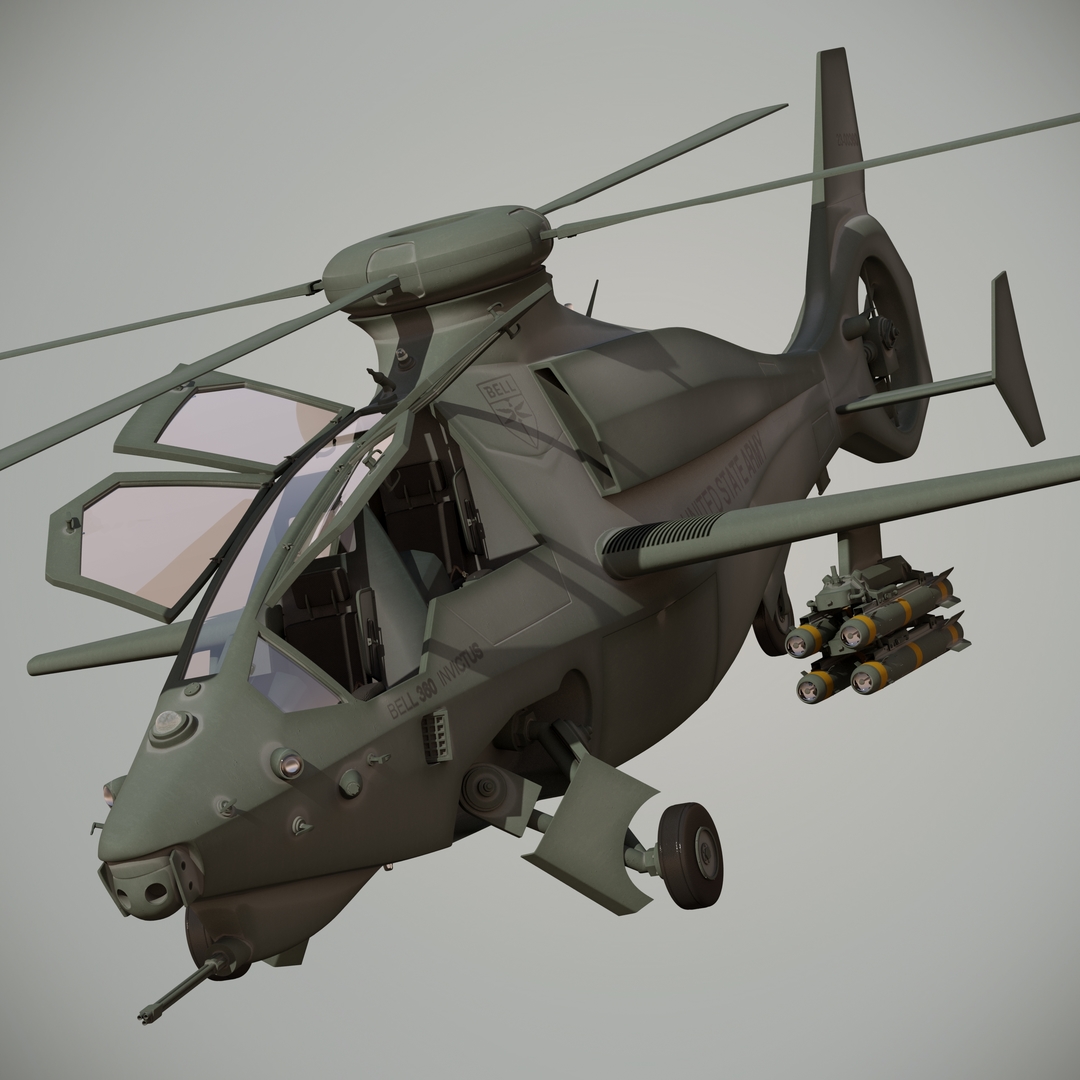 Bell 360 invictus model TurboSquid 1616641