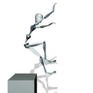 Climbing up and hang idle