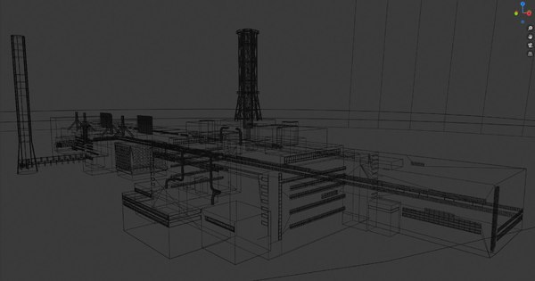 3D chernobyl nuclear power plant - TurboSquid 1611100