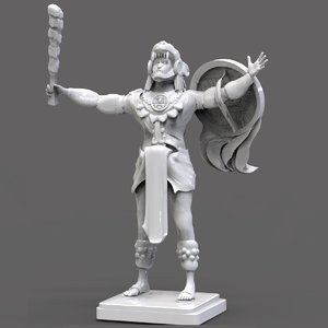3D warrior war