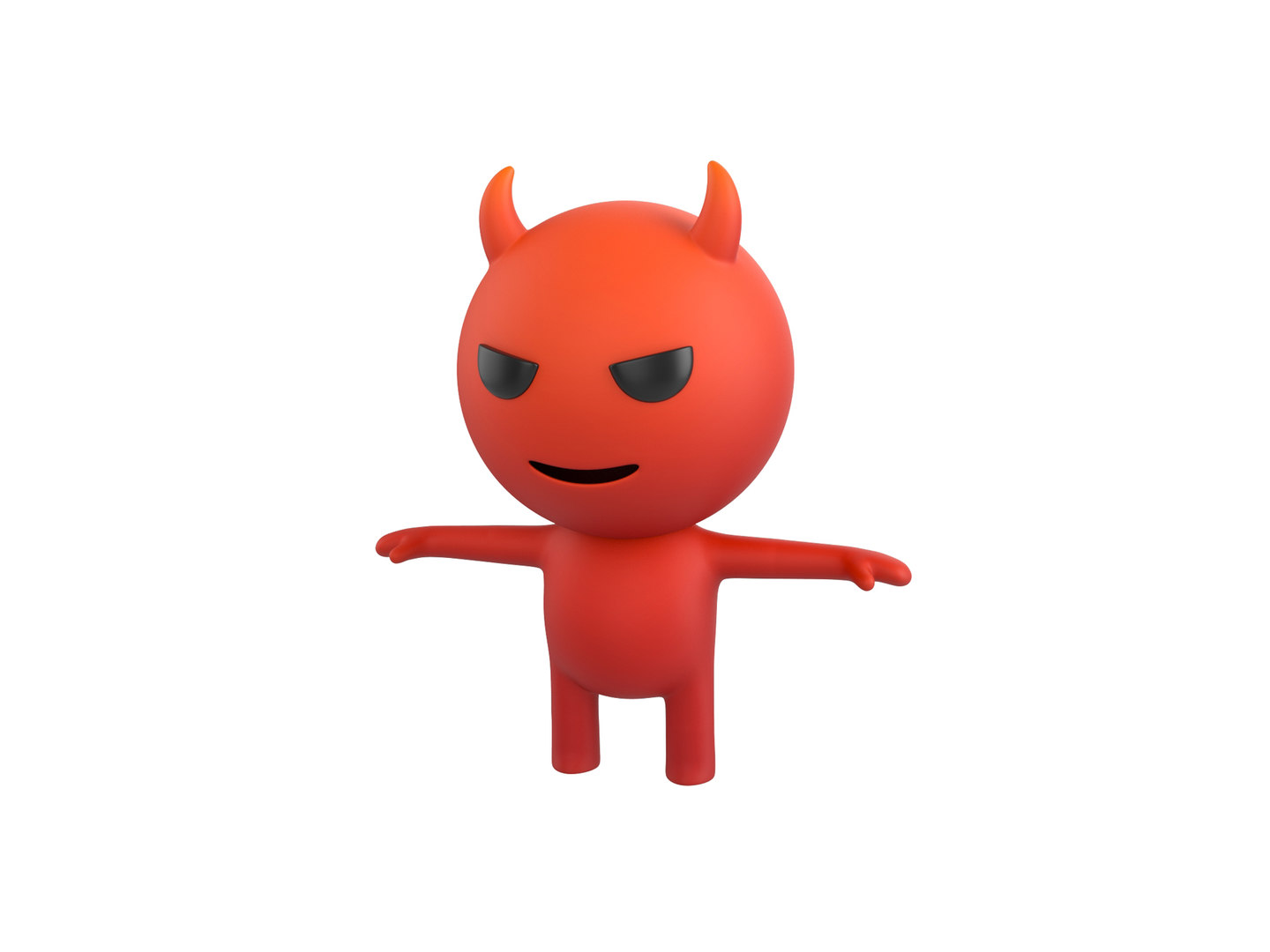 3D devil character model - TurboSquid 1616180