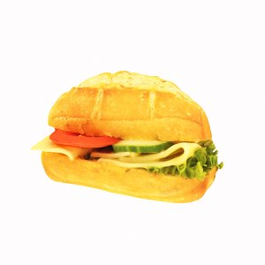sandwich bread snack model