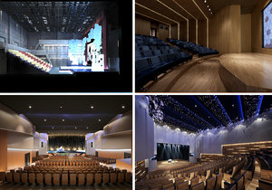 3D auditorium theater scene