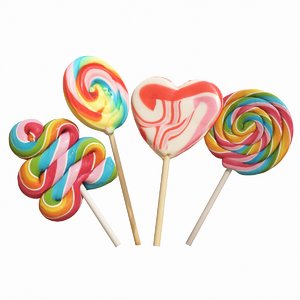 3D set lollipop model