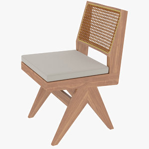 3D capitol complex chair cushion model