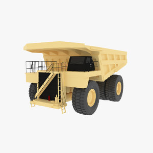3D mining truck model