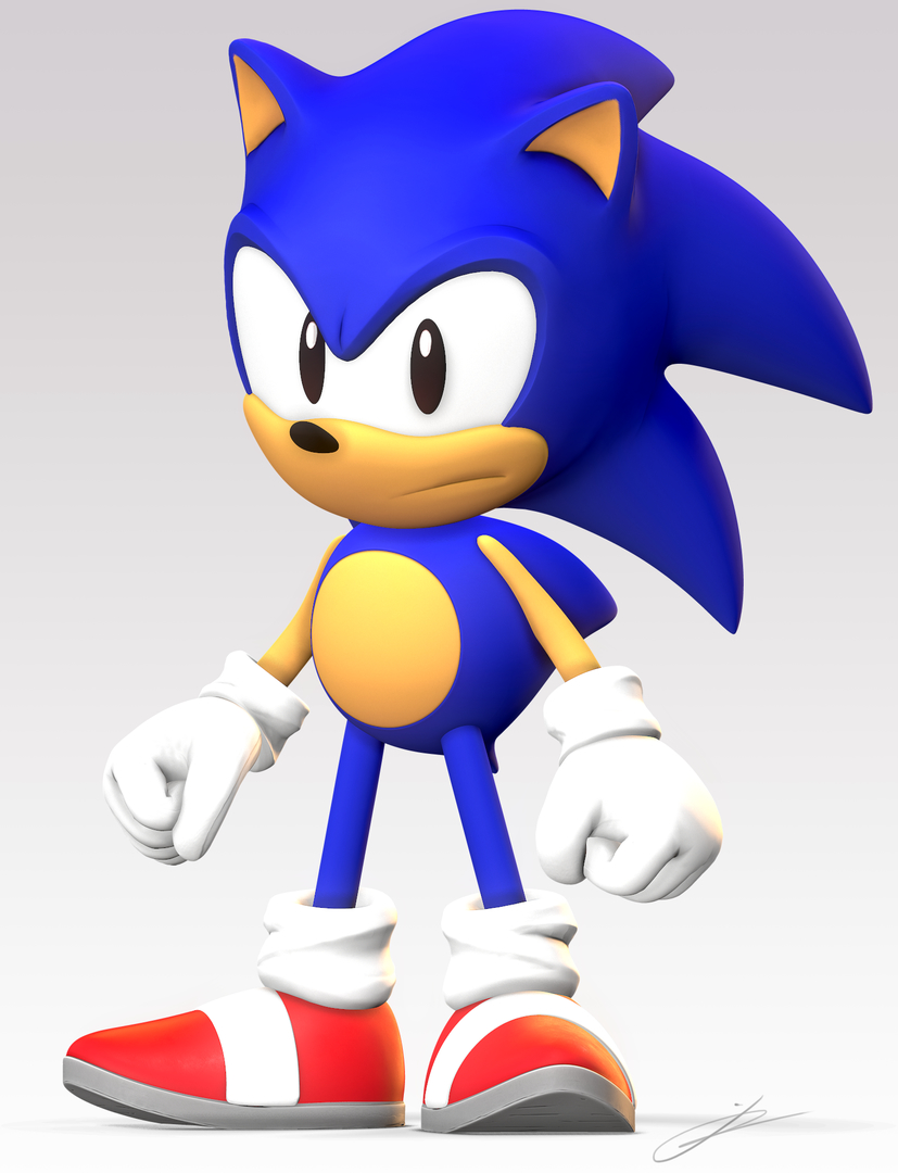 Modelo 3d Sonic The Hedgehog - TurboSquid 1617242