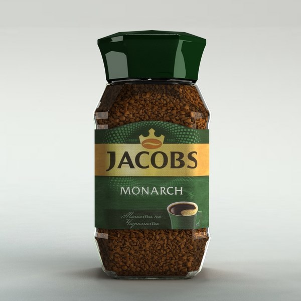 3D jacobs monarch instant coffee 