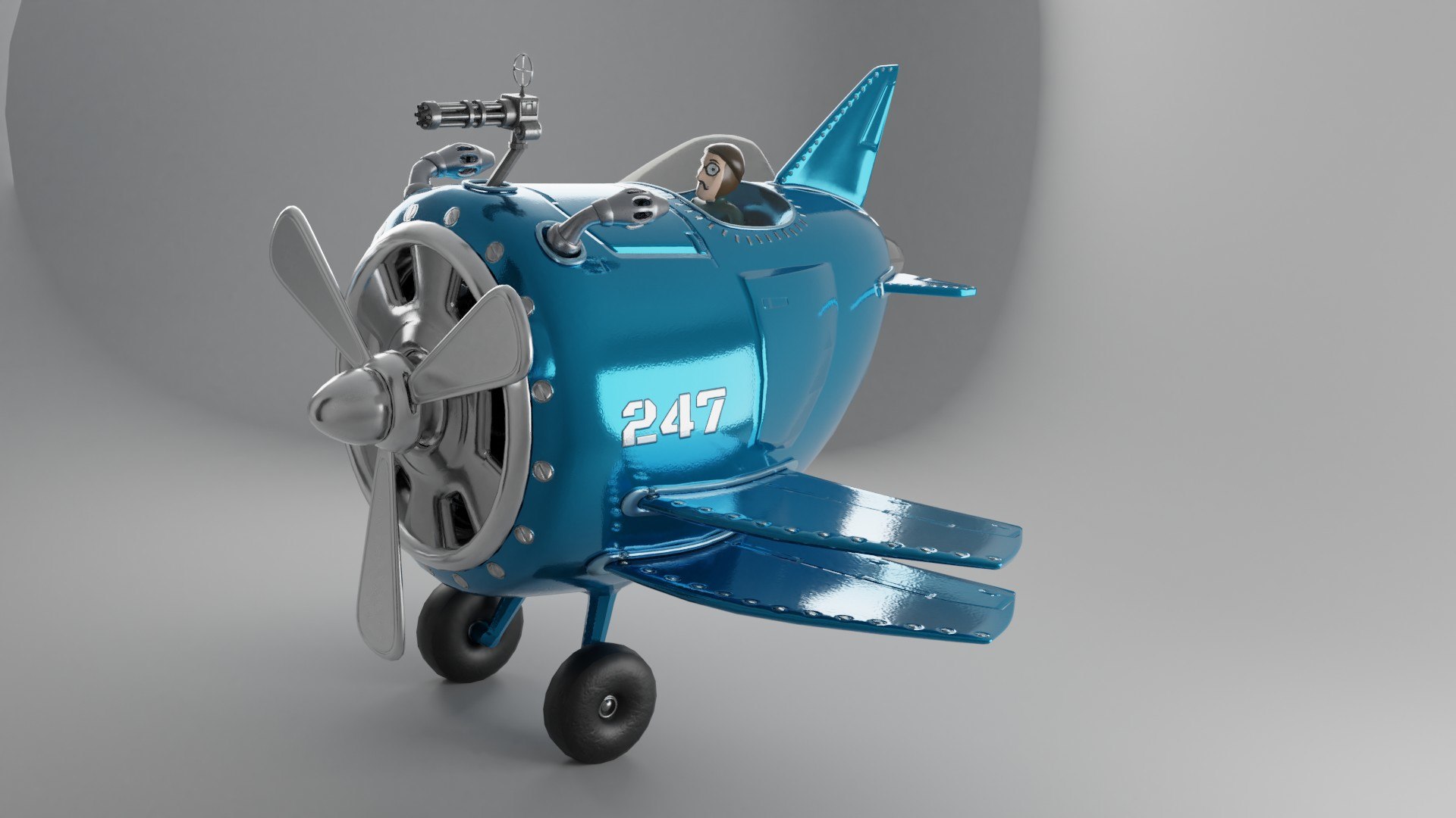 3D airplane aircraft art model - TurboSquid 1617282