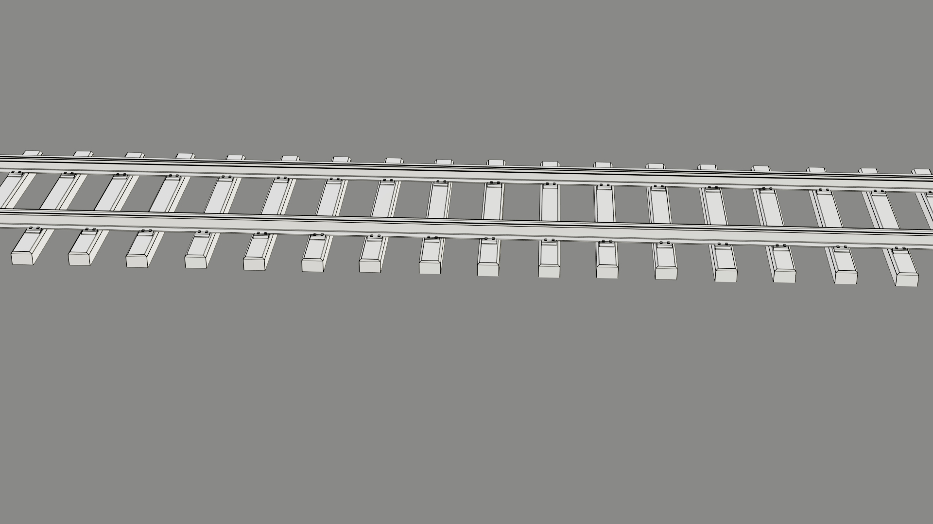 3D grooved tramway railway track - TurboSquid 1618367