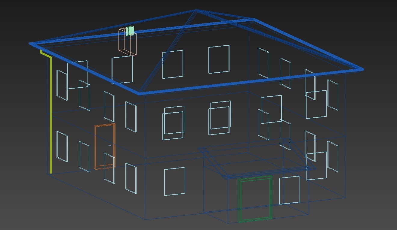 modelo 3d Casa Pueblo - TurboSquid 1617481