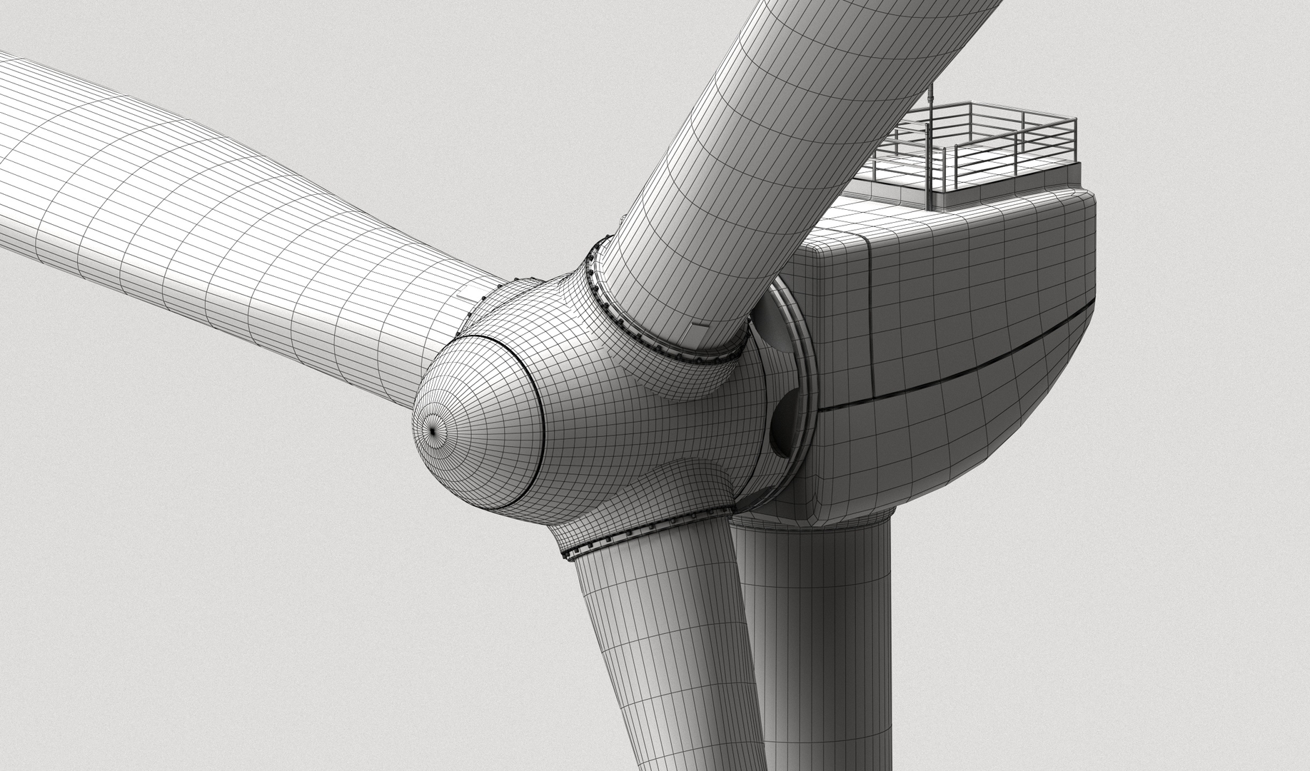 3D Offshore Wind Turbine - TurboSquid 1617490