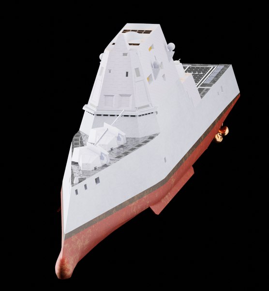 Uss Zumwalt Ddg 1000 3d Model Turbosquid