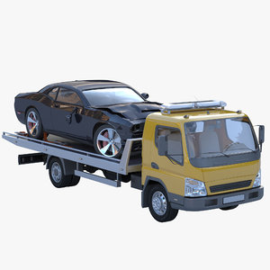 tow truck 3D model