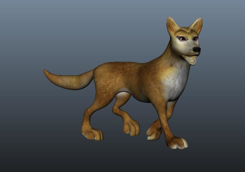 Cartoon fox animal suitable model - TurboSquid 1617642