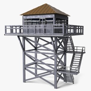 watch tower 3D model