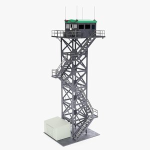 watch tower 3D model