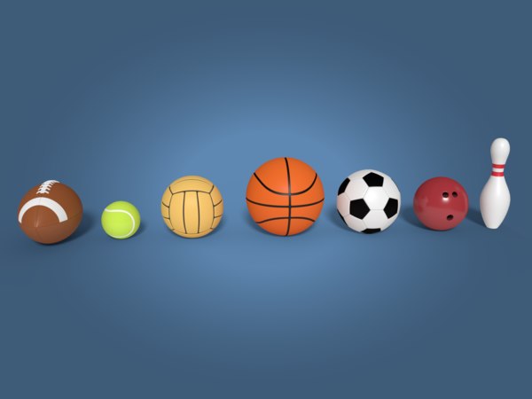 3d Cartoon Balls Turbosquid 1474691