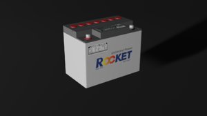 car battery 3D model