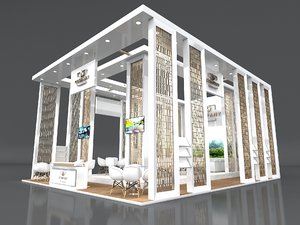 exhibition booth stand stall 3D