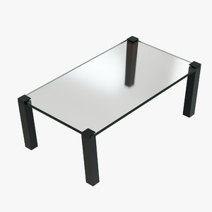 glass table 3D model