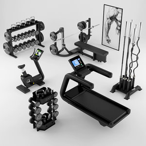 equipment gym 3D model