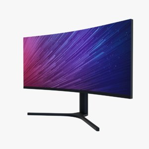 xiaomi curved gaming monitor 3D model