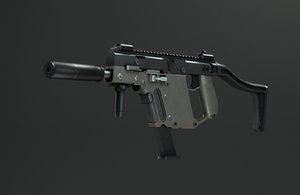 3D kriss vector submachine guns